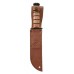 Ka-Bar USMC 7" Fixed Blade Knife - Brown